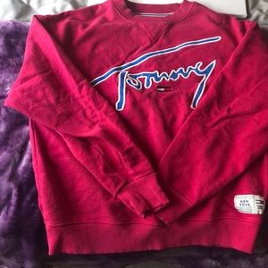 Pink Tommy Hilfiger noodie